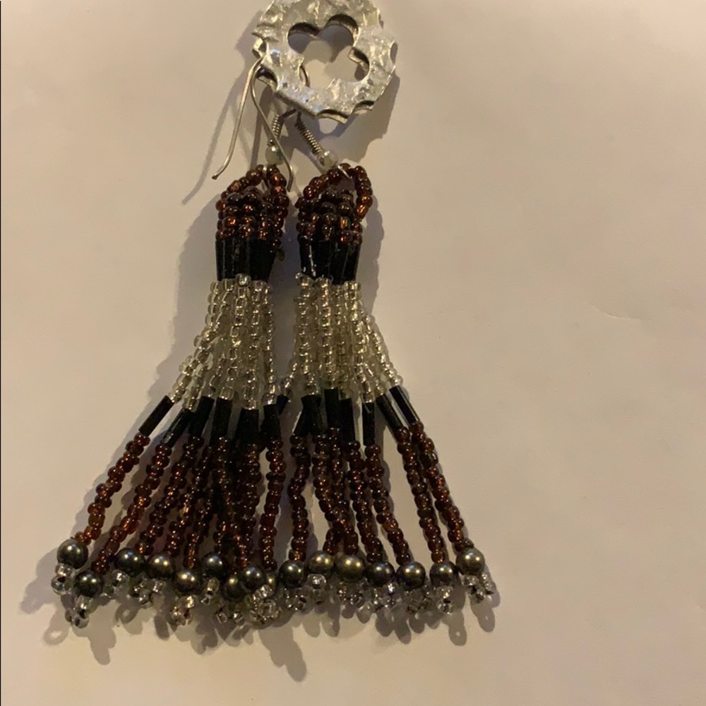Handmade beaded earrings